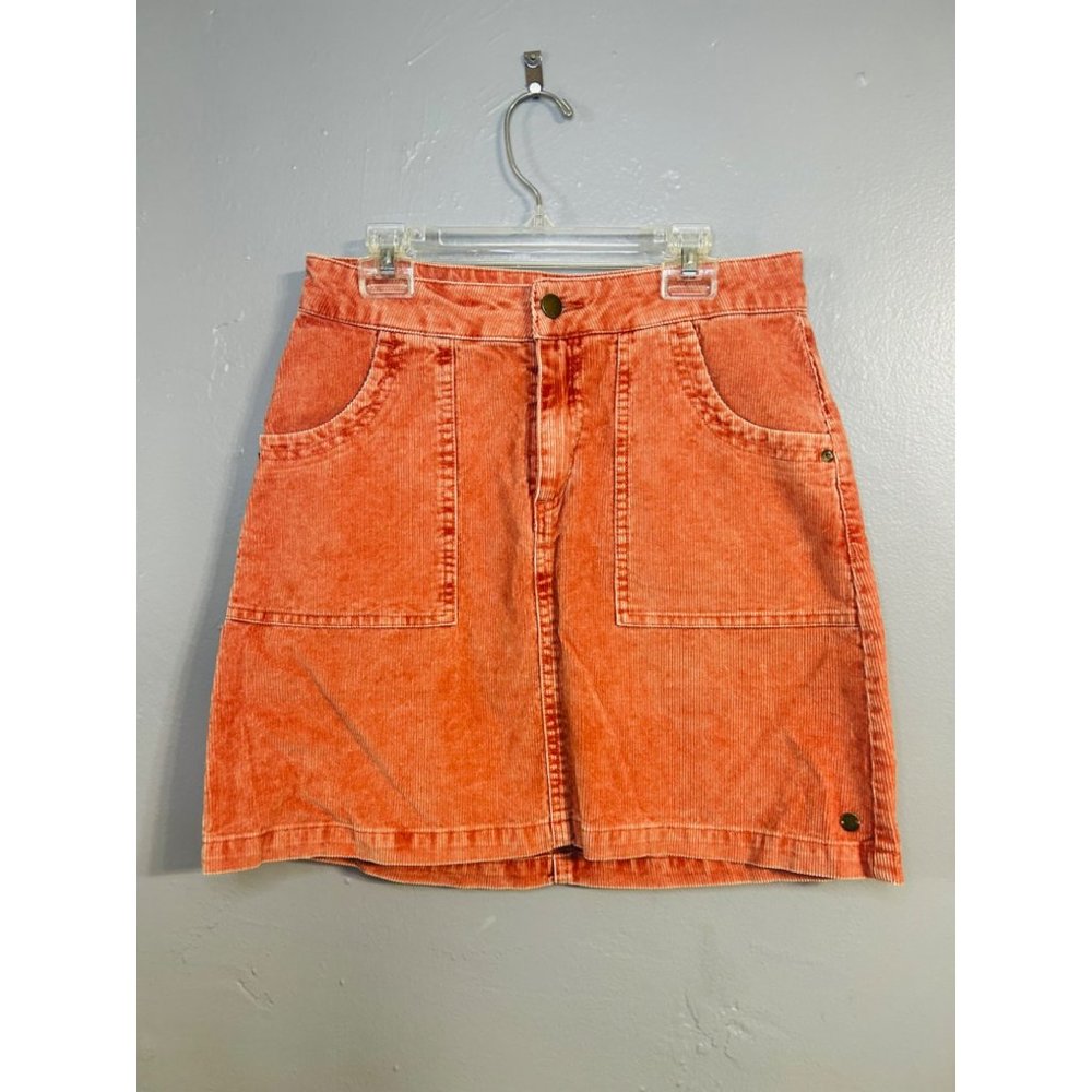 Roxy Pink Ribbed Denim  Skirt size small